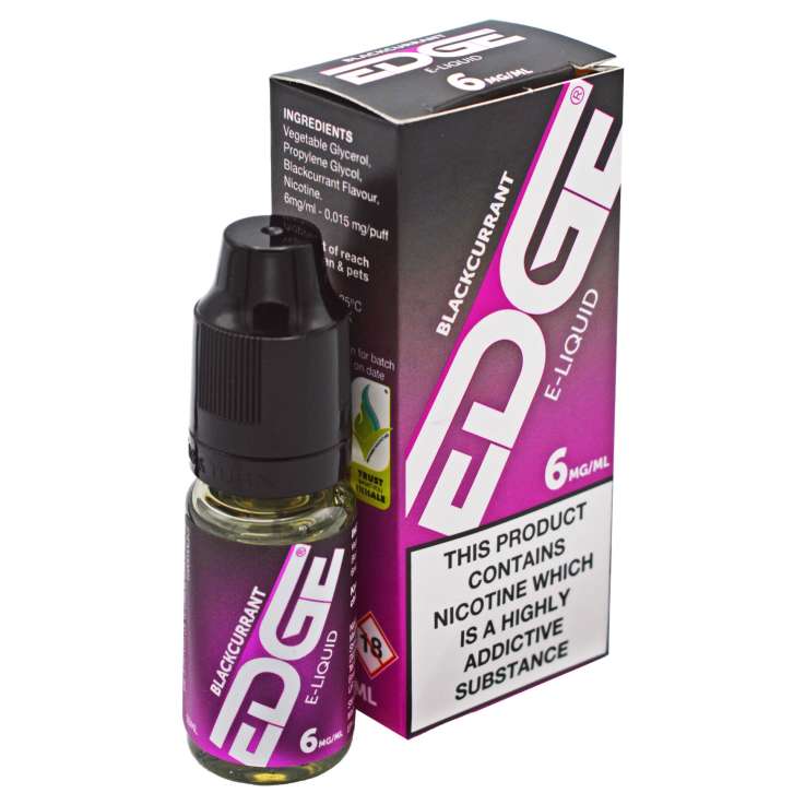 EDGE E-Liquid 6mg/ml - Blackcurrant