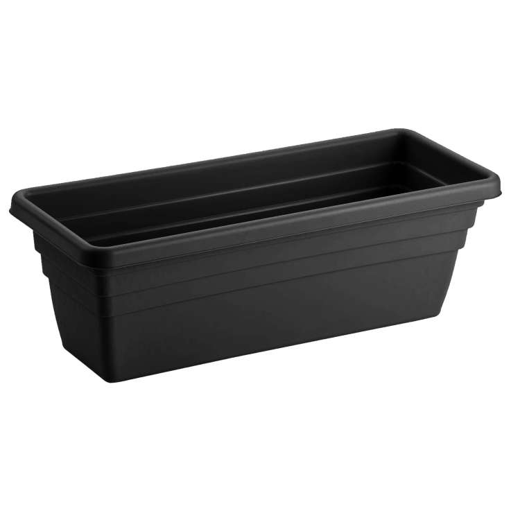 Ascot Trough Planter (50cm) - Black