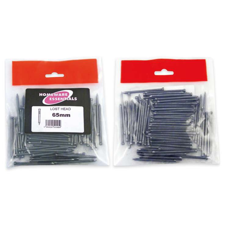 Homeware Essentials Lost Head Nails (65mm)