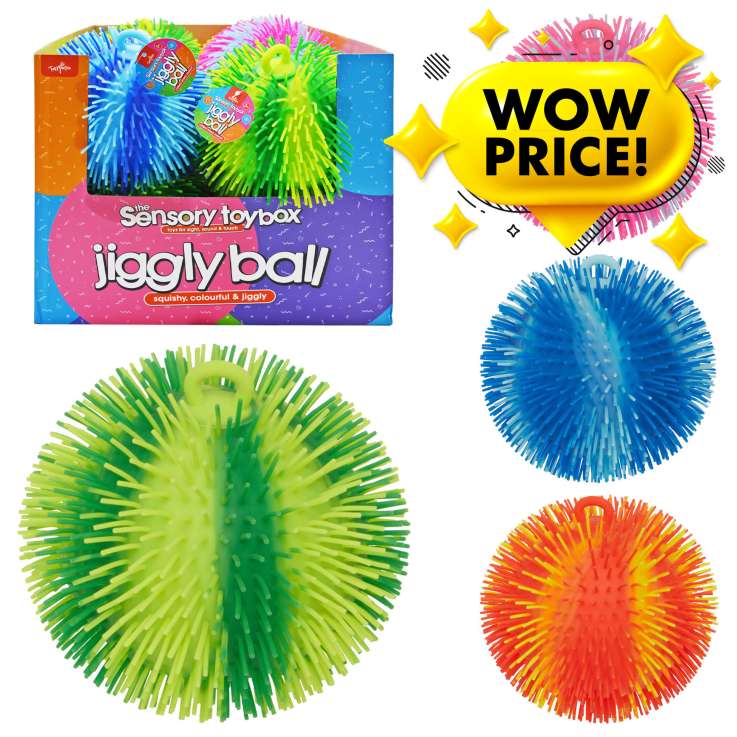 The Sensory Toybox Jiggly Ball (20cm) - Assorted Colours