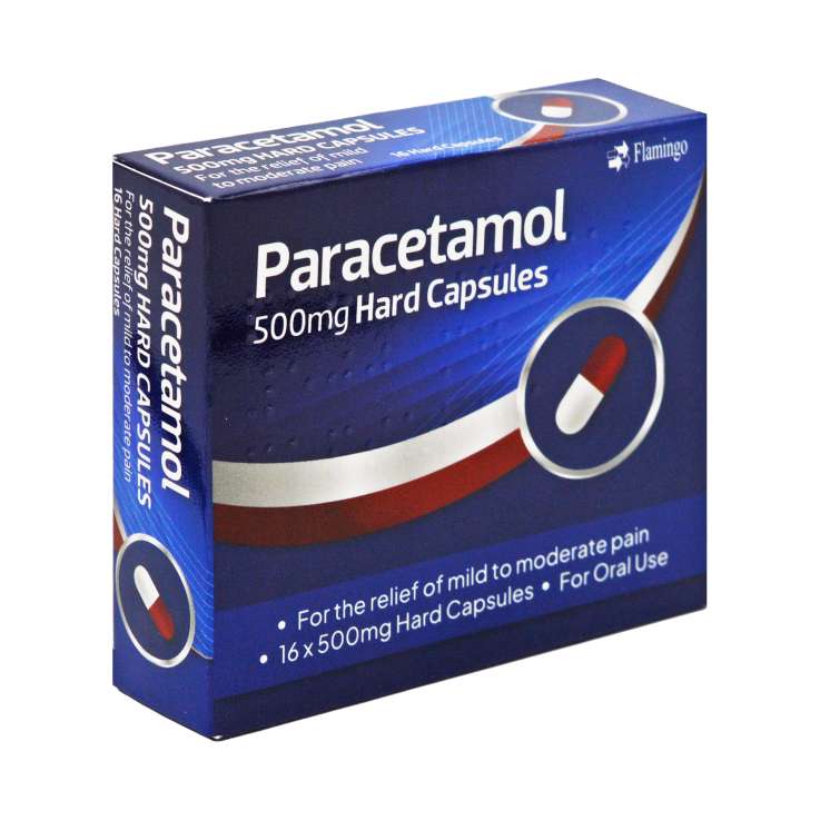 Flamingo Paracetamol (500mg) Capsules 16 Pack