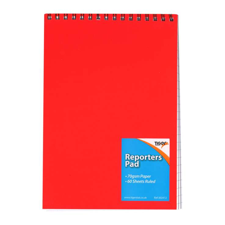 Tiger Reporters Pad (60 Sheets)