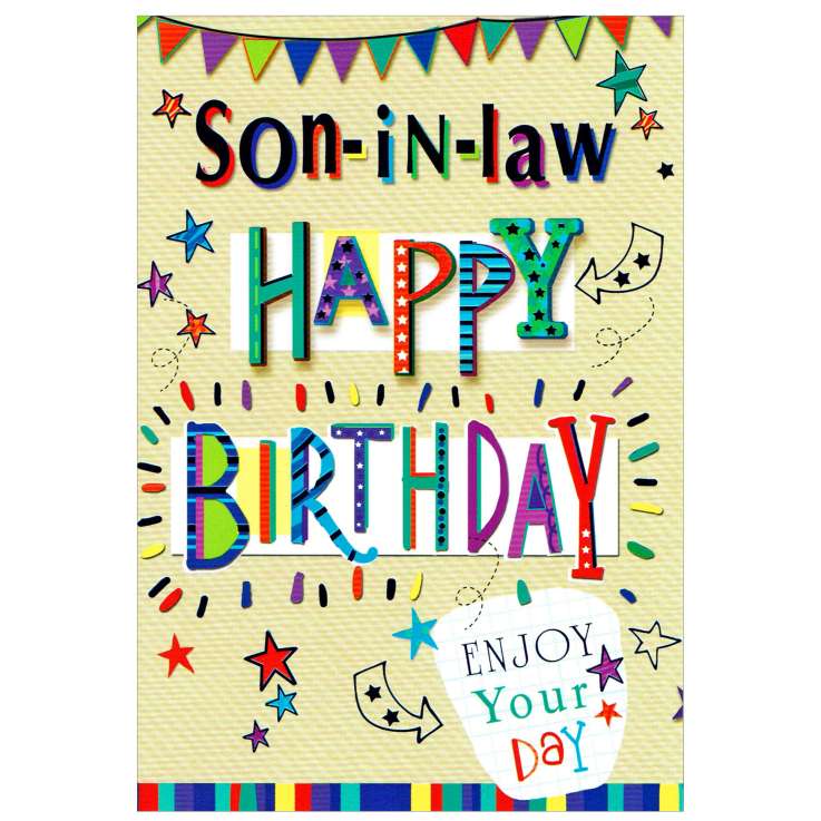 Everyday Greeting Cards Code 50 - Son in Law