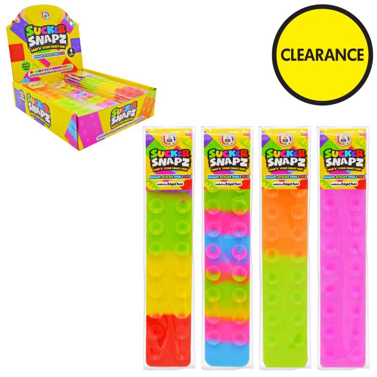 Sucker Snapz Fidget Toy - Assorted Colours