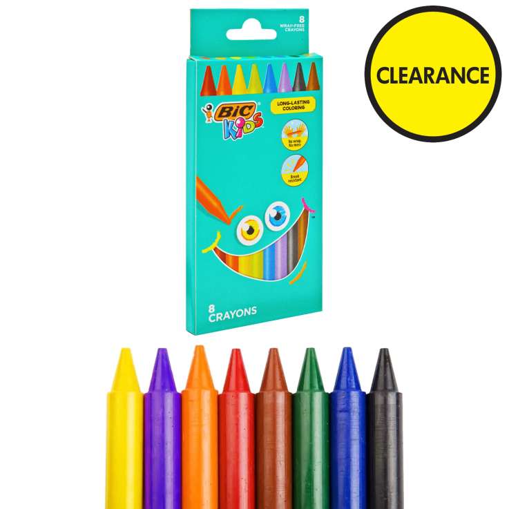BIC Kids Crayons 8 Pack