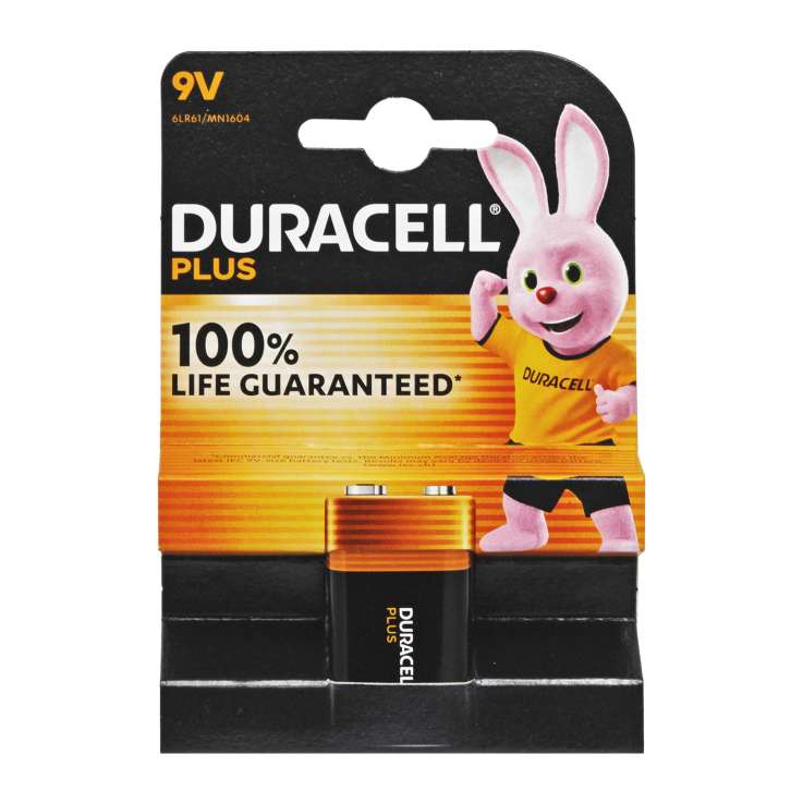 Duracell Plus Battery (Single) - 9V