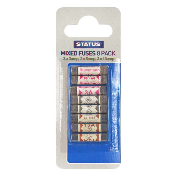 Status Mixed Fuses 8 Pack