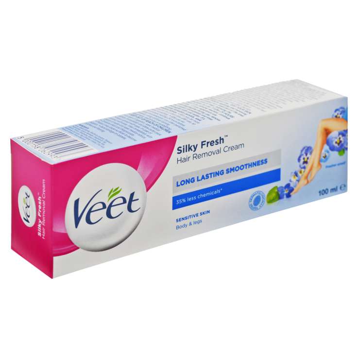 Veet Silky Fresh Hair Removal Cream (100ml) - Sensitive Skin