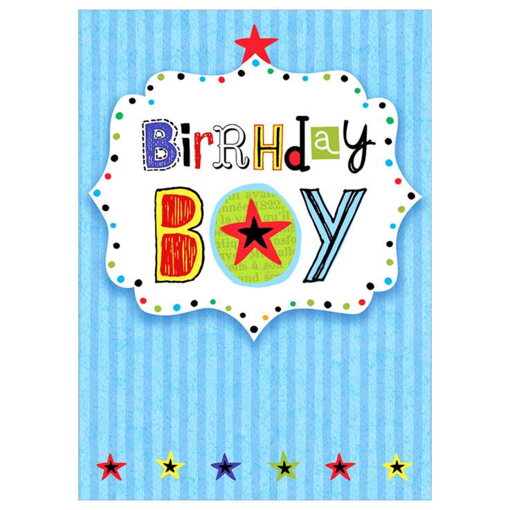 Garlanna Greeting Cards (Code 50) - Birthday Boy