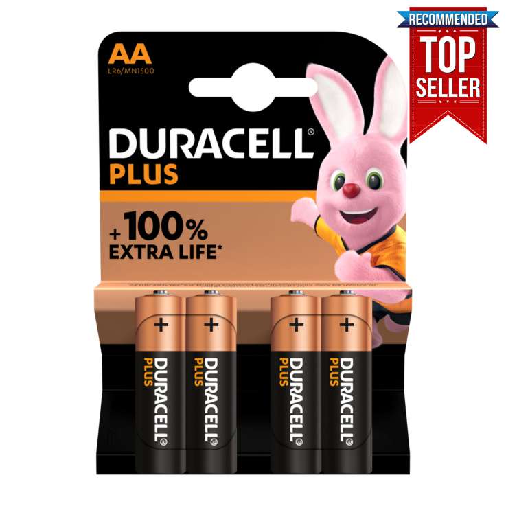 Duracell Batteries 4 Pack - AA