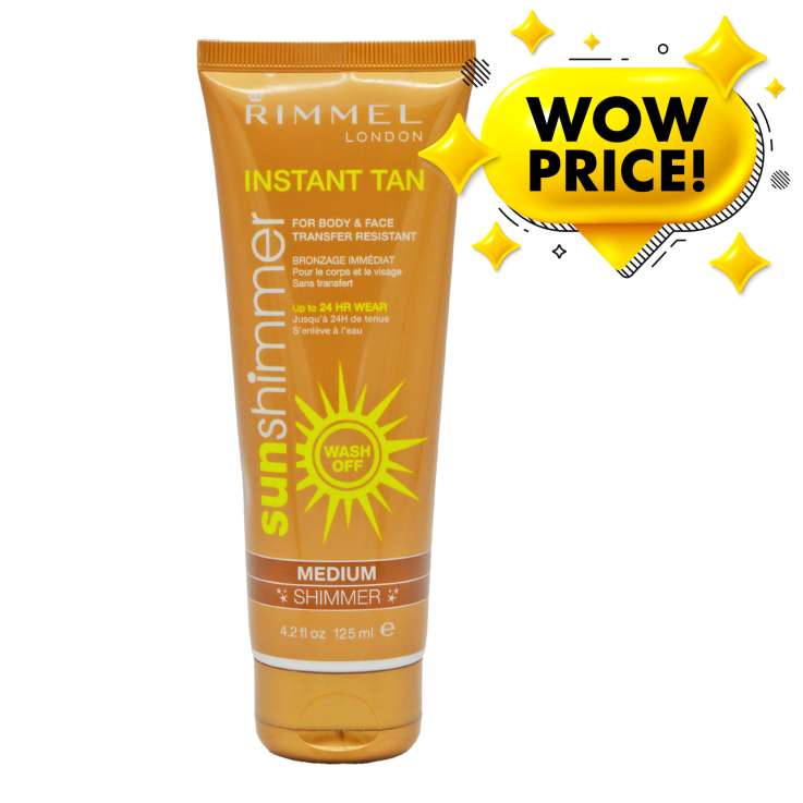 Rimmel London Sunshimmer Instant Tan (125ml) - Medium Shimmer