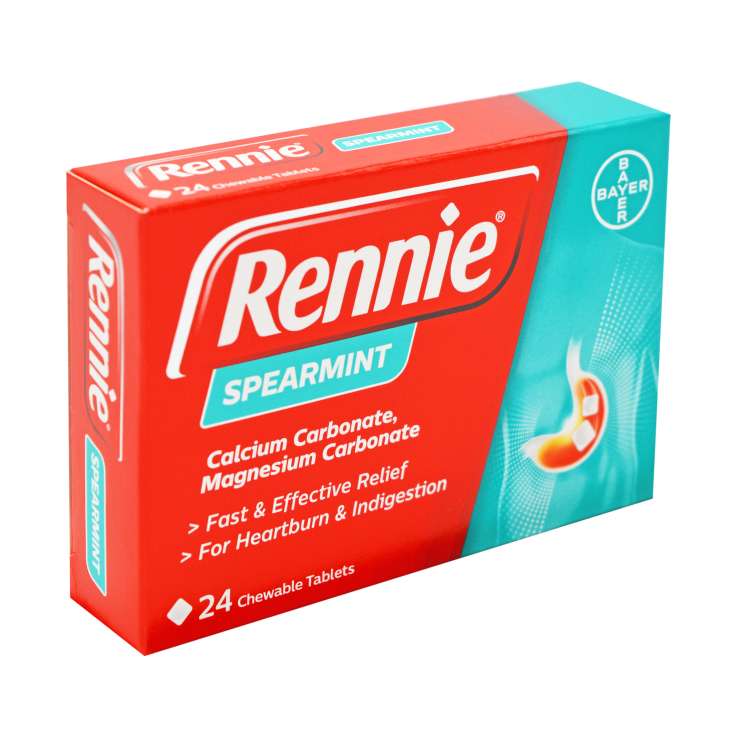Rennie Tablets 24 Pack - Spearmint