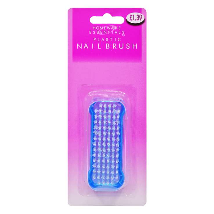 Homeware Essentials Plastic Nail Brush (HE20) - Assorted Colours