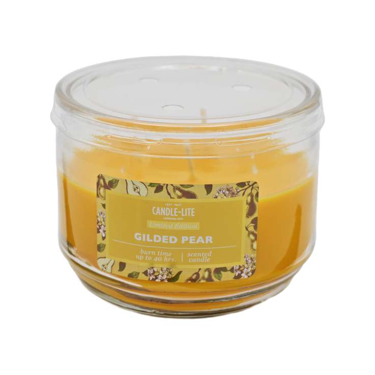 Candle-Lite Scented Glass Candle (283g) - Gilded Pear