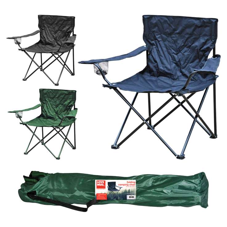 Love Mud Folding Camping Chair - Assorted Colours