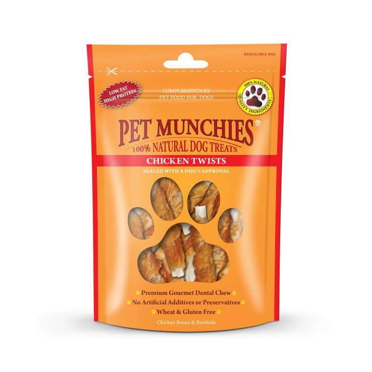 Pet Munchies Chicken Twists (80g)
