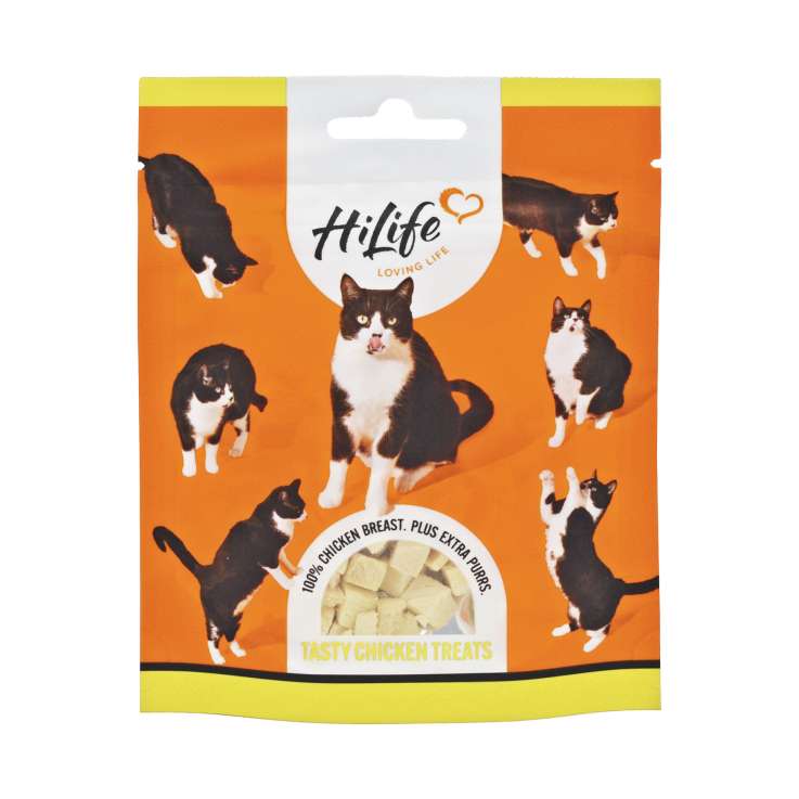 HiLife Tasty Cat Treats (10g) - 100% Chicken Breast