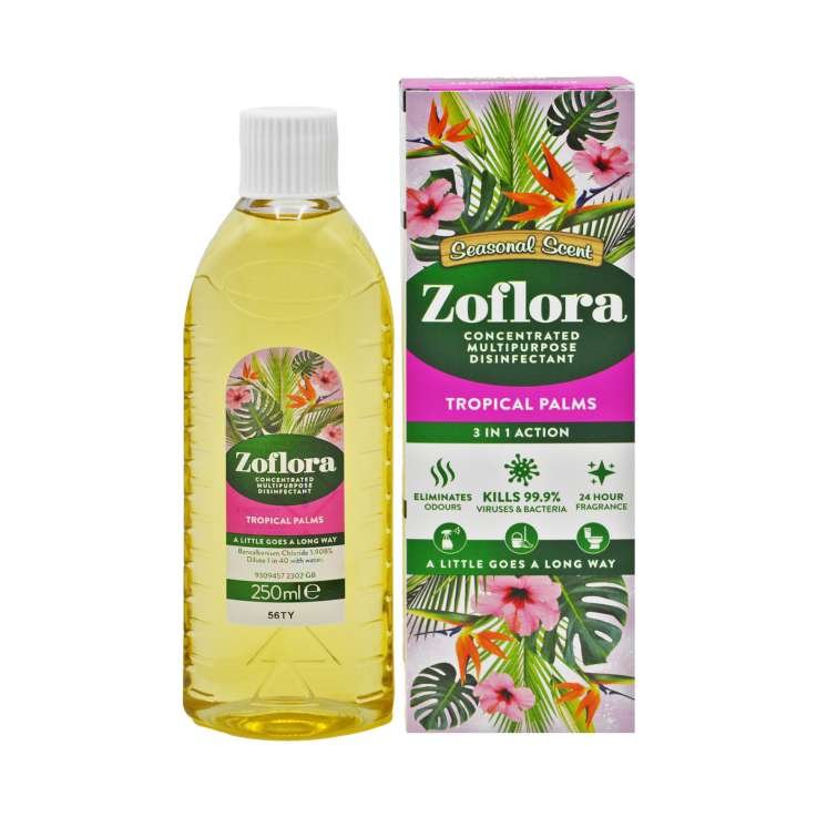 Zoflora Concentrated Disinfectant (250ml) - Tropical Palms