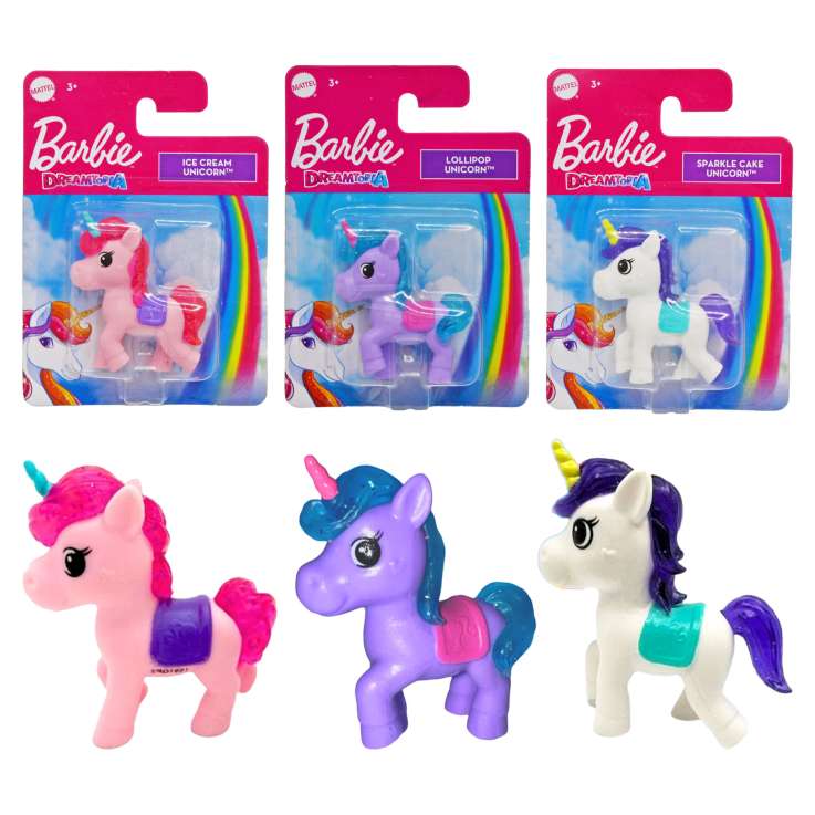 Barbie Dreamtopia Unicorn (5cm) - Assorted Characters