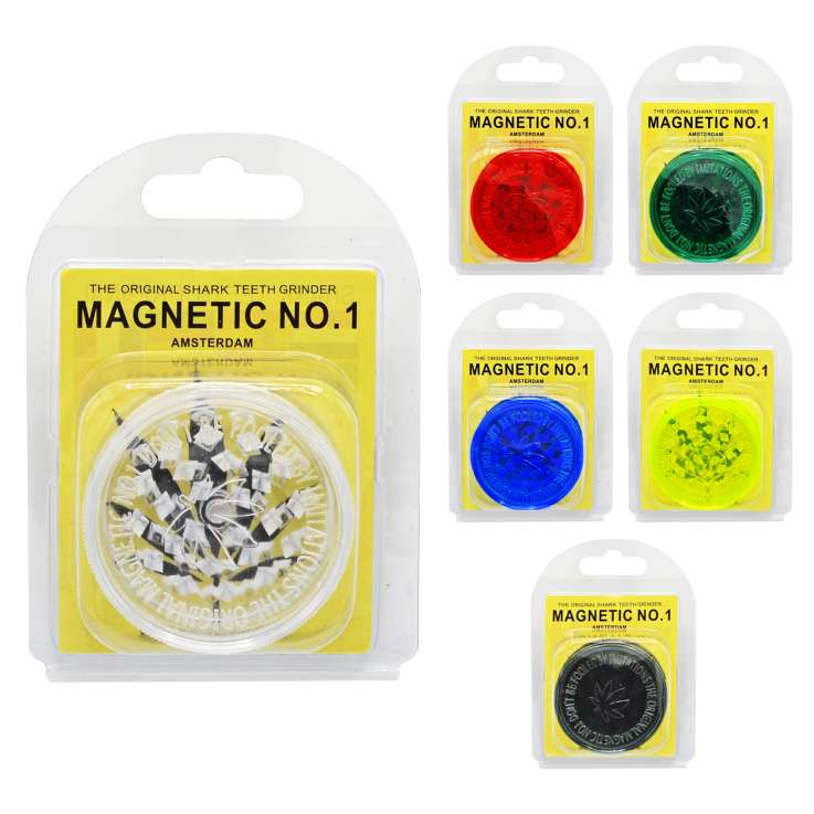 Magnetic No.1 Original Shark Tooth Grinder - Assorted Colours