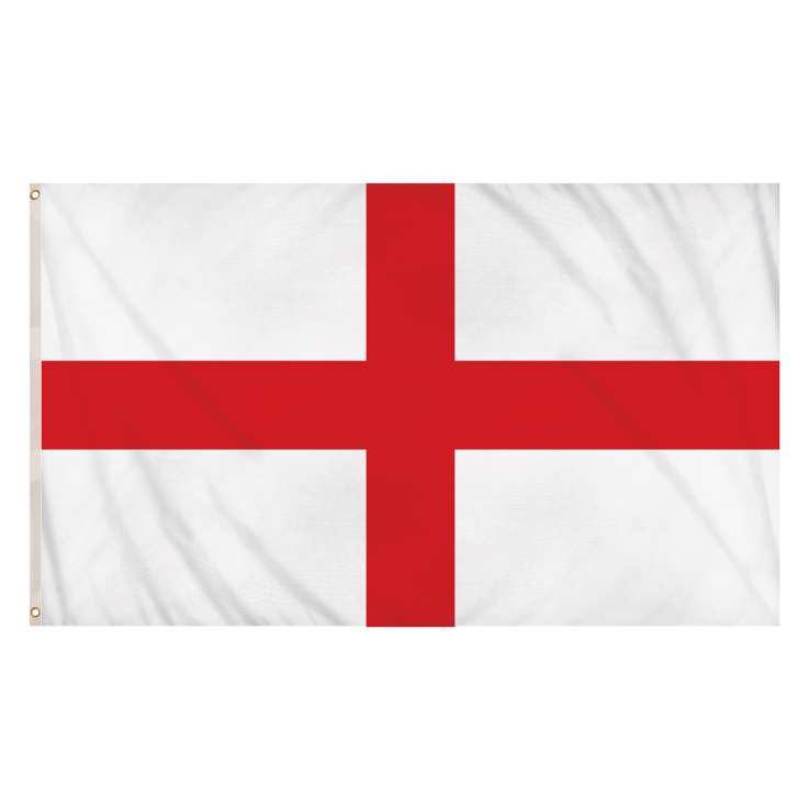 St George's Cross Flag 5FT x 3FT