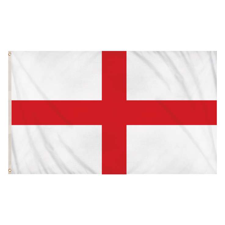 St George's Cross Flag (5FT x 3FT)