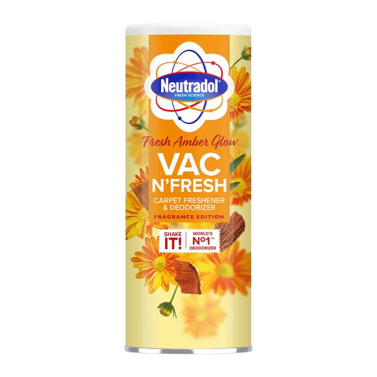 Neutradol Vac N' Fresh Carpet Freshener & Deodorizer 350g - Fresh Amber Glow