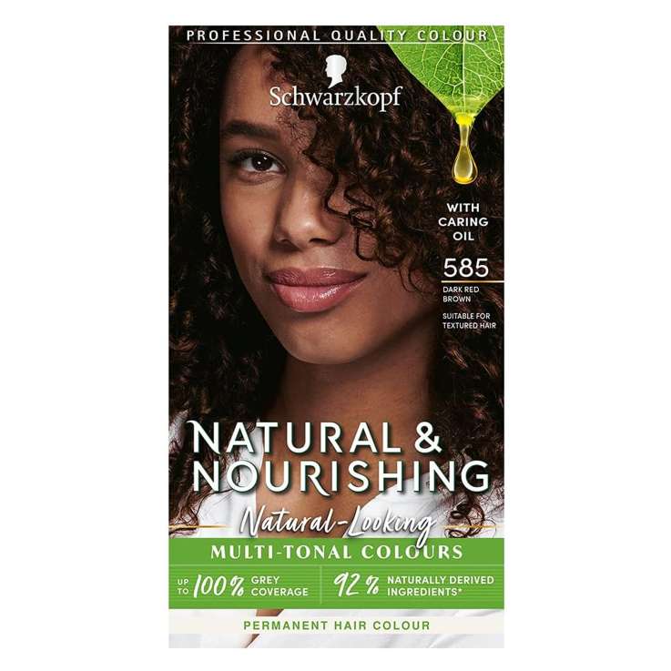 Schwarzkopf Natural & Nourishing - 585 Dark Red Brown