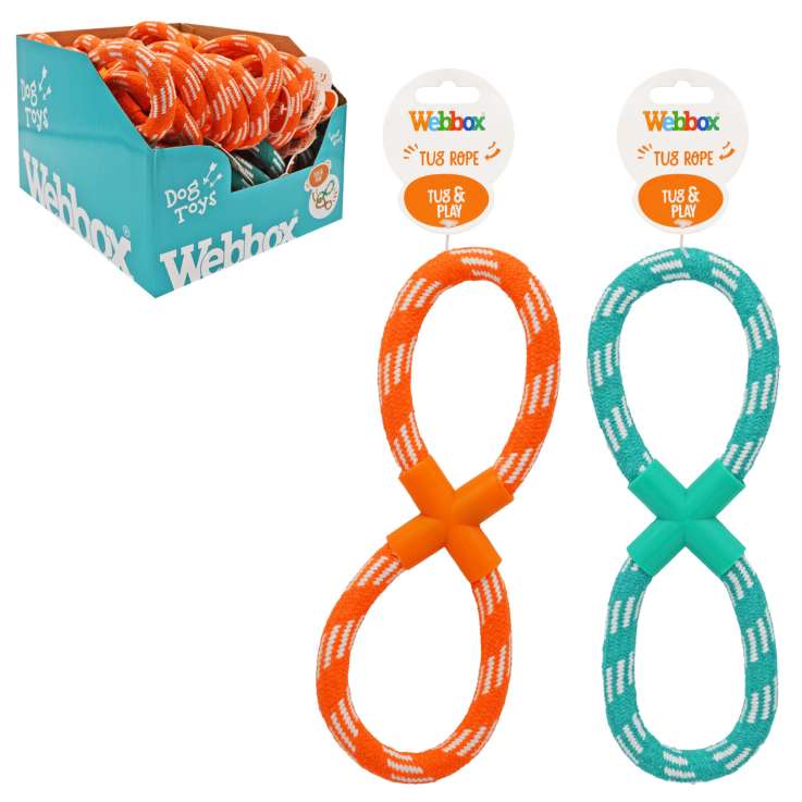 Webbox Figure 8 Tug Rope - Assorted Colours