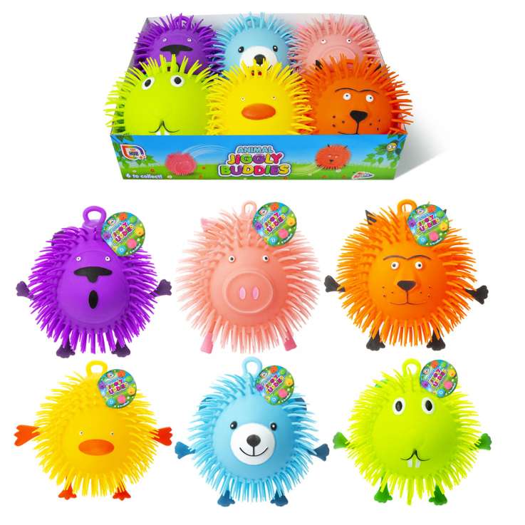 Giant Jiggly Animal Ball (18cm) - Assorted Styles