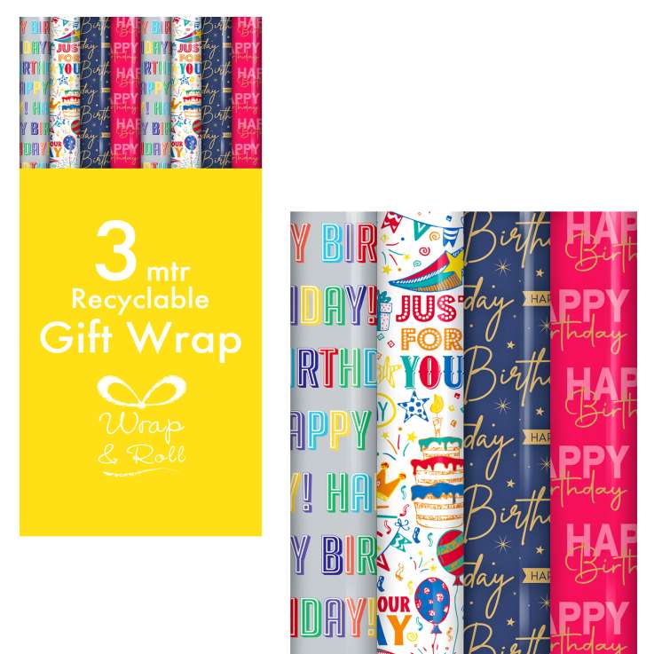 Everyday Wrapping Paper (3M) - Happy Birthday