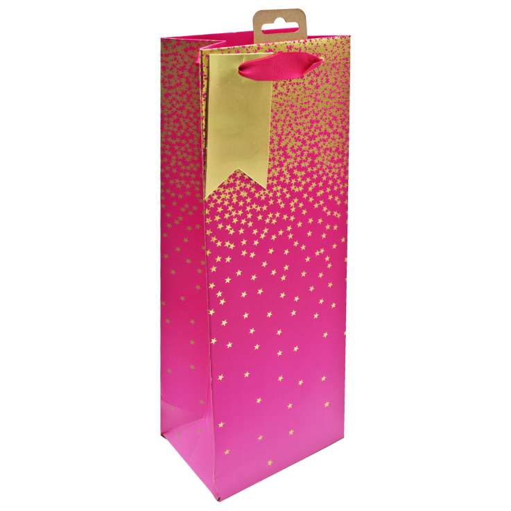 Bottle Gift Bags - Pink Ombre