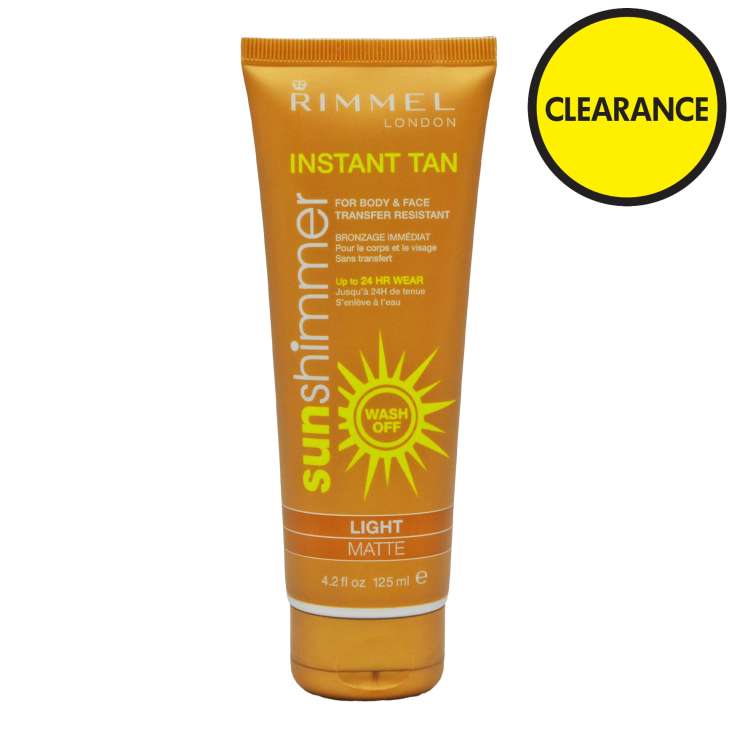 Rimmel London Sunshimmer Instant Tan (125ml) - Light Matte