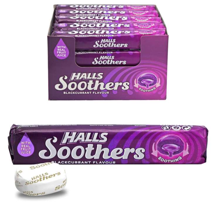 Halls Soothers 45g - Blackcurrant