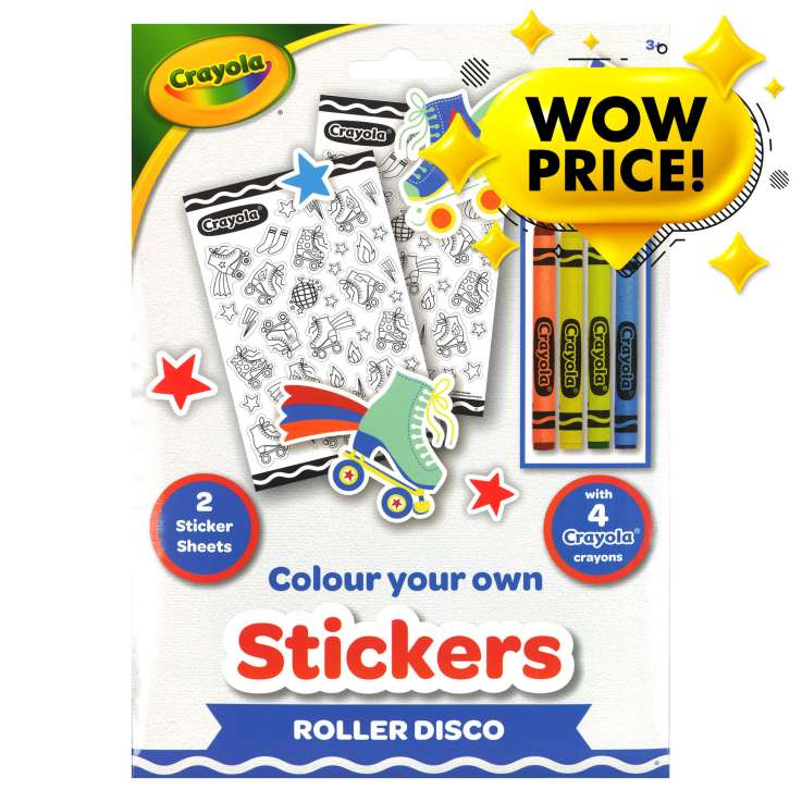 Crayola Colour Your Own Stickers - Roller Disco