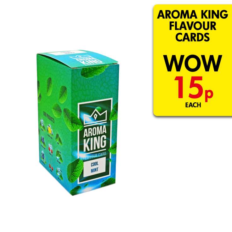 Aroma King Flavour Cards - Cool Mint