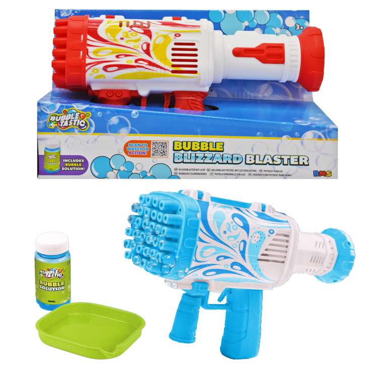 Bubbletastic Blizzard Blaster - Assorted Colours
