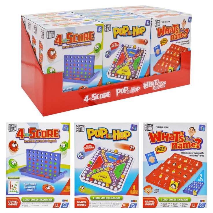 Games Hub Travel Games - Assorted