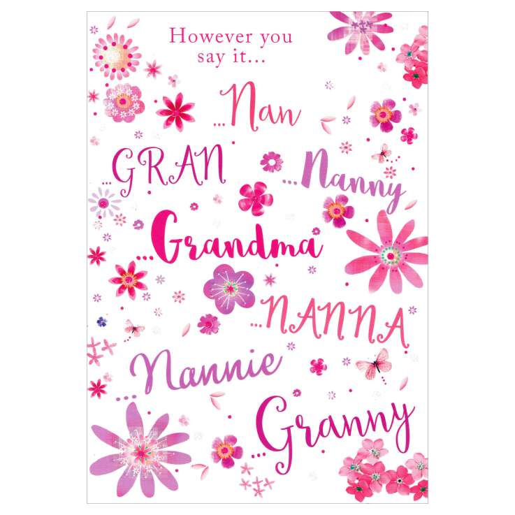 Everyday Greeting Cards Code 50 - Grandma