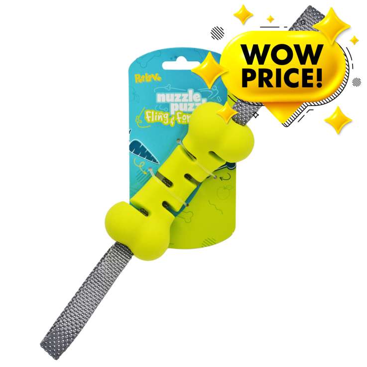 Pet Love Nuzzle Puzzle Fling & Forage - Bone