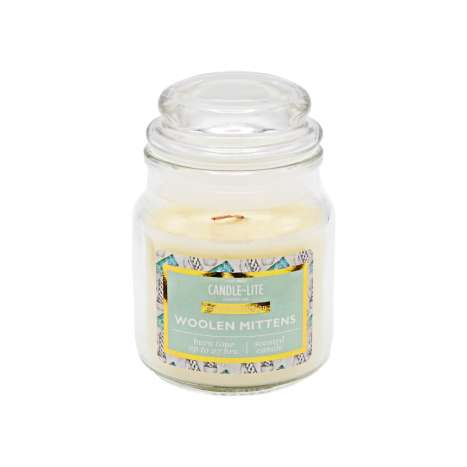 Candle-Lite Scented Glass Jar Candle 85g - Woolen Mittens