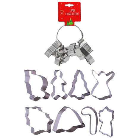 Christmas Cookie Cutters 8 Pack