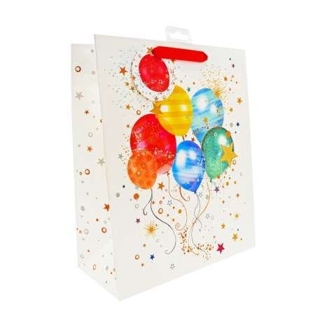 Medium Gift Bags (21cm x 26cm) - Balloons