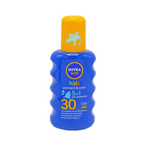 Nivea Sun Lotion Kids Protect & Care 5-in-1 Coloured Spray (SPF 30) 200ml