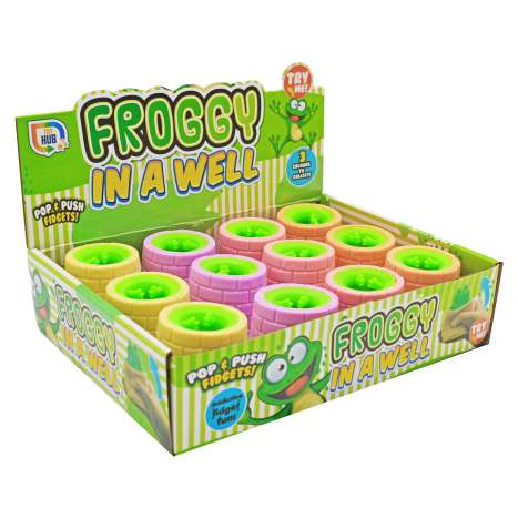 Froggy in a Well Fidget Toy - Assorted Colours