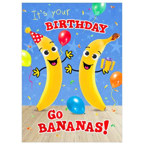 Garlanna Greeting Cards Code 50 - Bananas