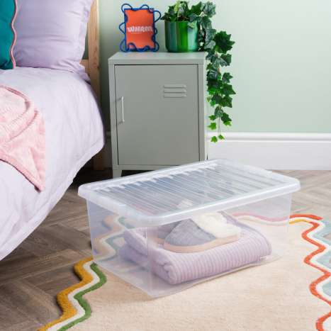 Wham Crystal Storage Box with Lid (45L)