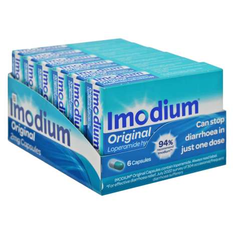 Imodium Original (2mg) Capsules 6 Pack