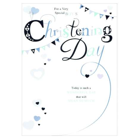 Everyday Greeting Cards (Code 50) - Christening Boy