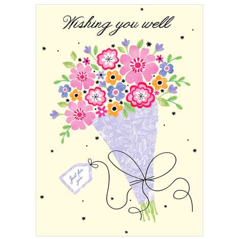 Garlanna Greeting Cards Code 50 - Wishing You Well